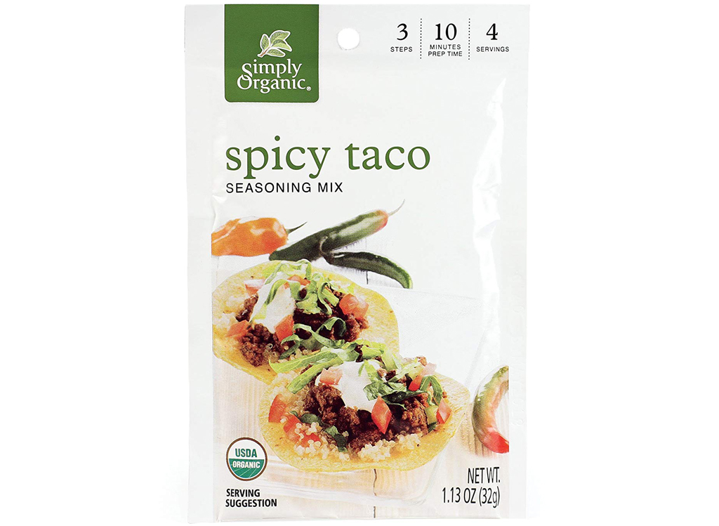 Simply organic spicy taco seasoning mix