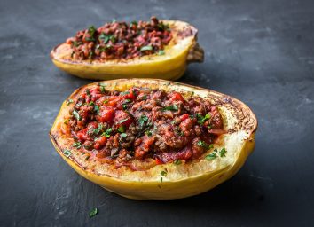 Squash burrito bowl