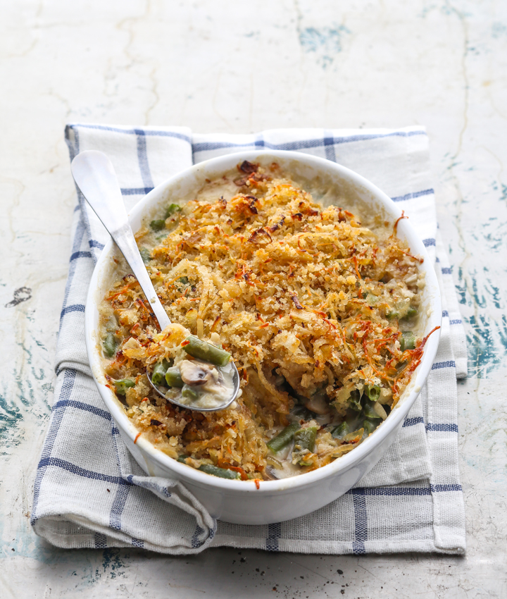 Sweet green bean casserole