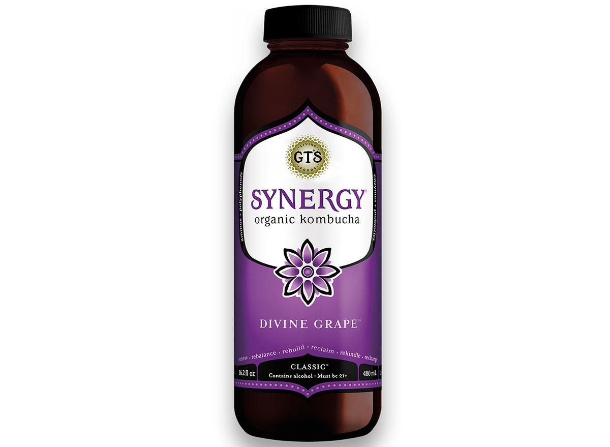 synergy organic kombucha divine grape