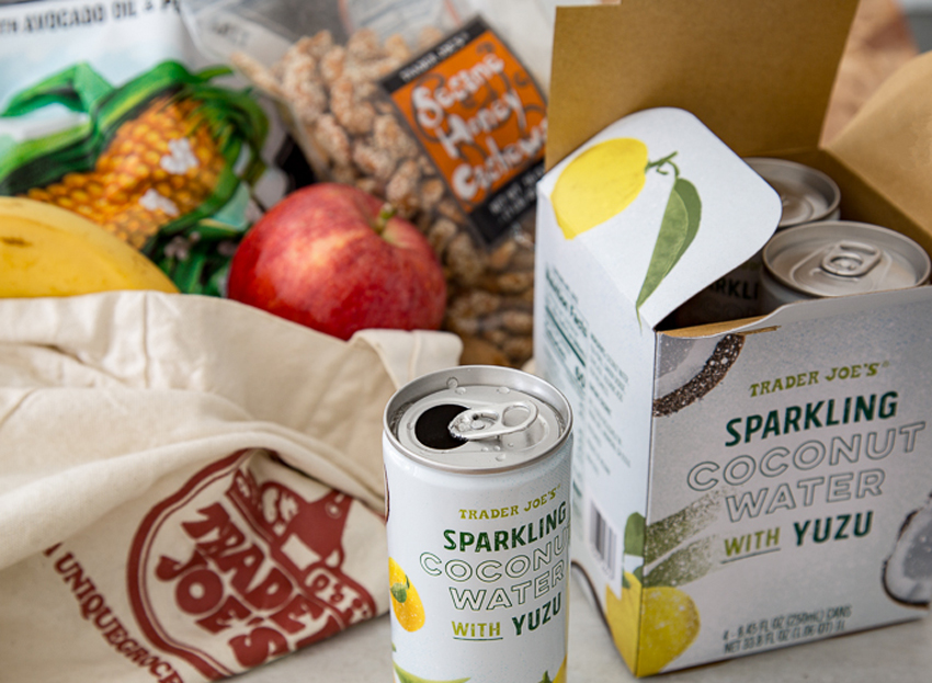 Trader joes sparkling coconut water