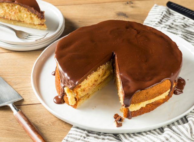 Boston chocolate cream pie