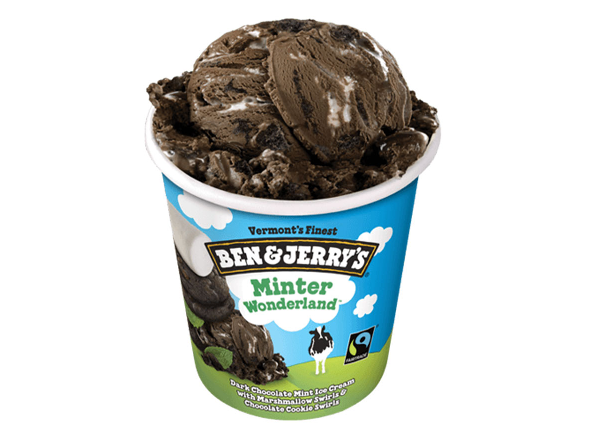 Ben & Jerry's minter wonderland ice cream pint