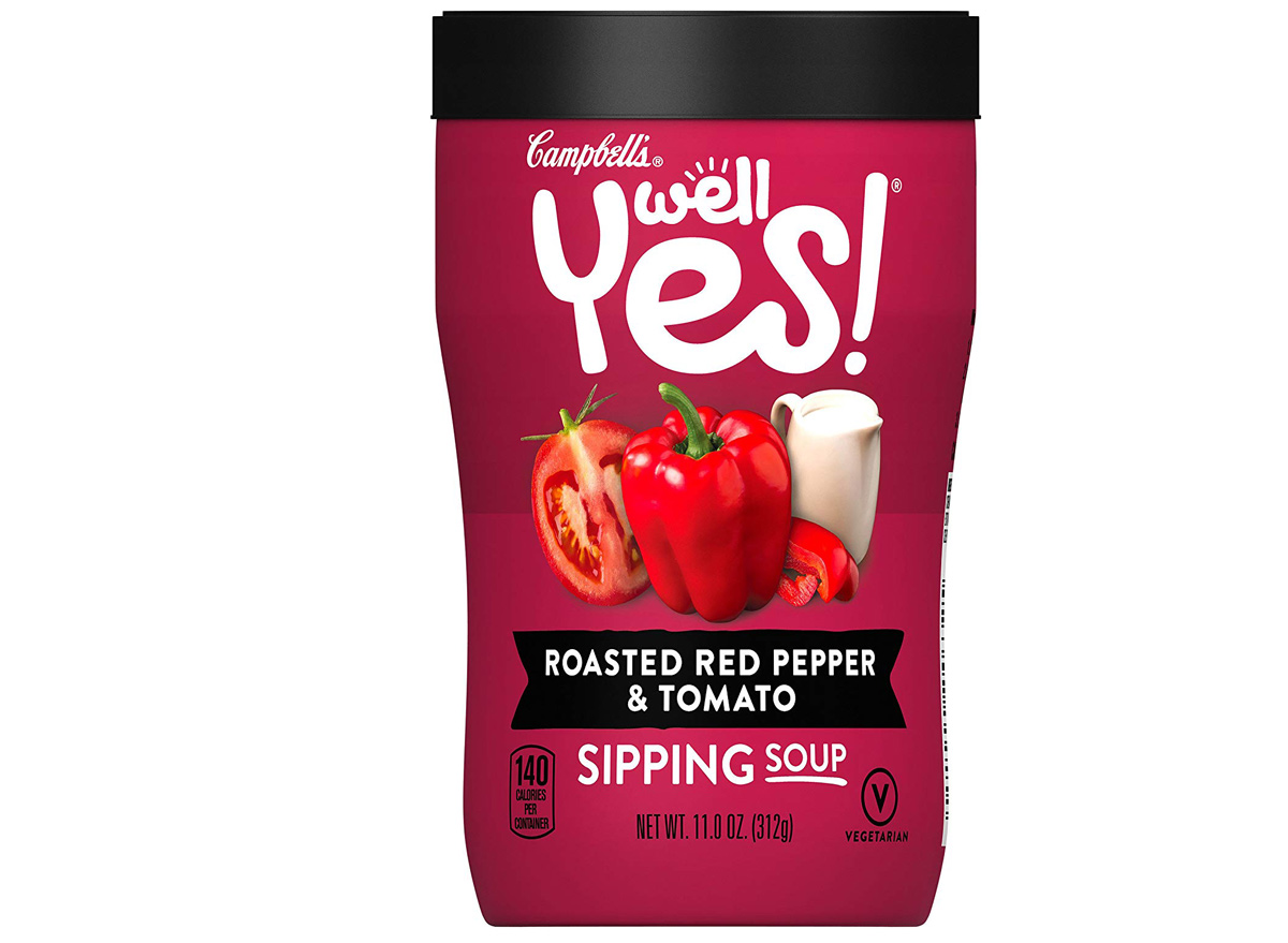 Campbell's well yes tomato red pepper soup