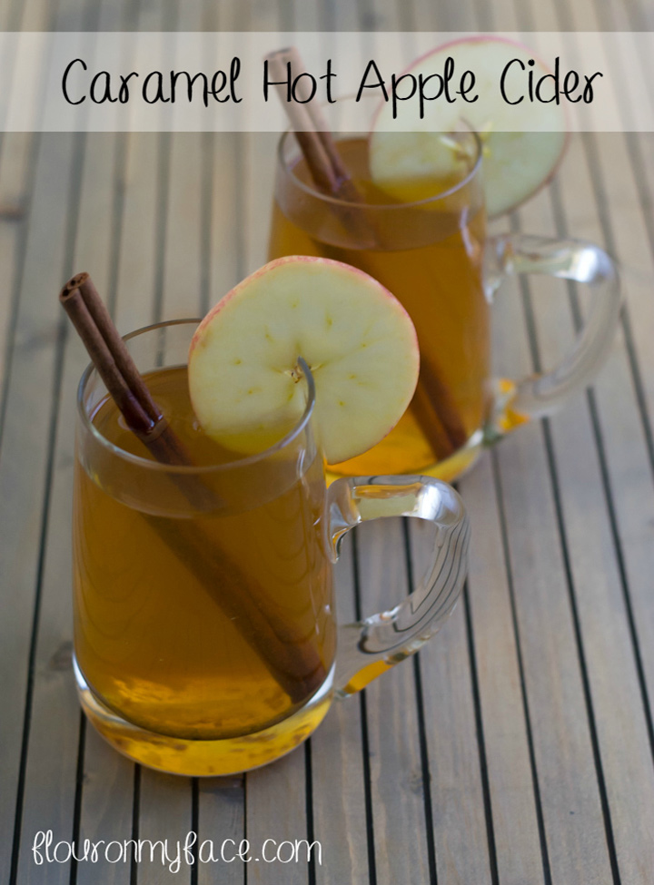 Caramel hot apple cider