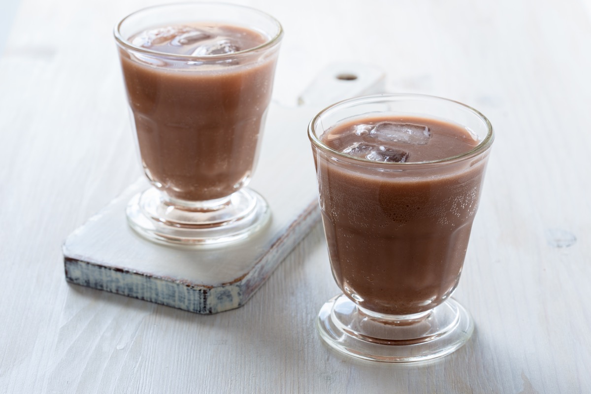 Chocolate new york egg cream