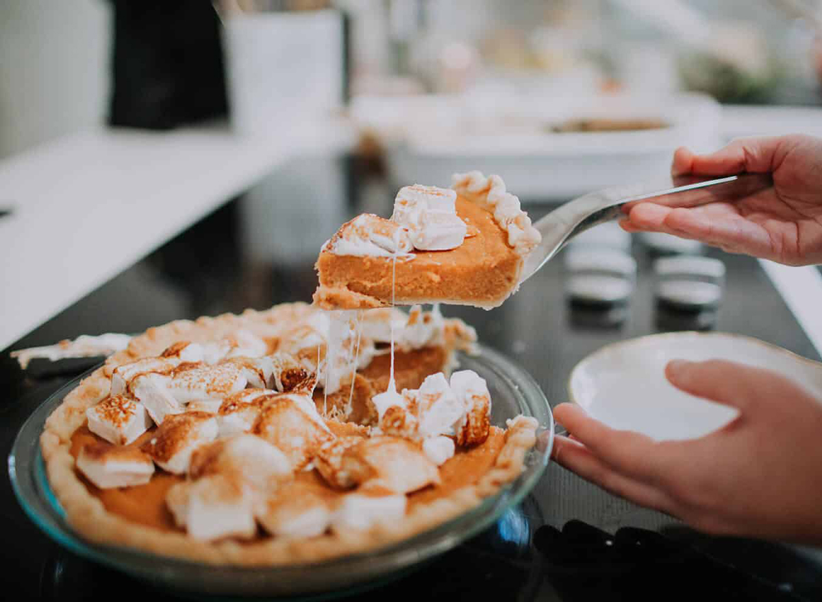 Boozy sweet potato pie