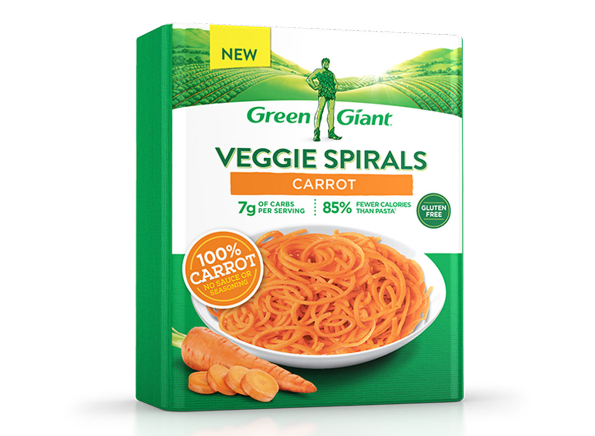 Green giant veggie spirals carrot