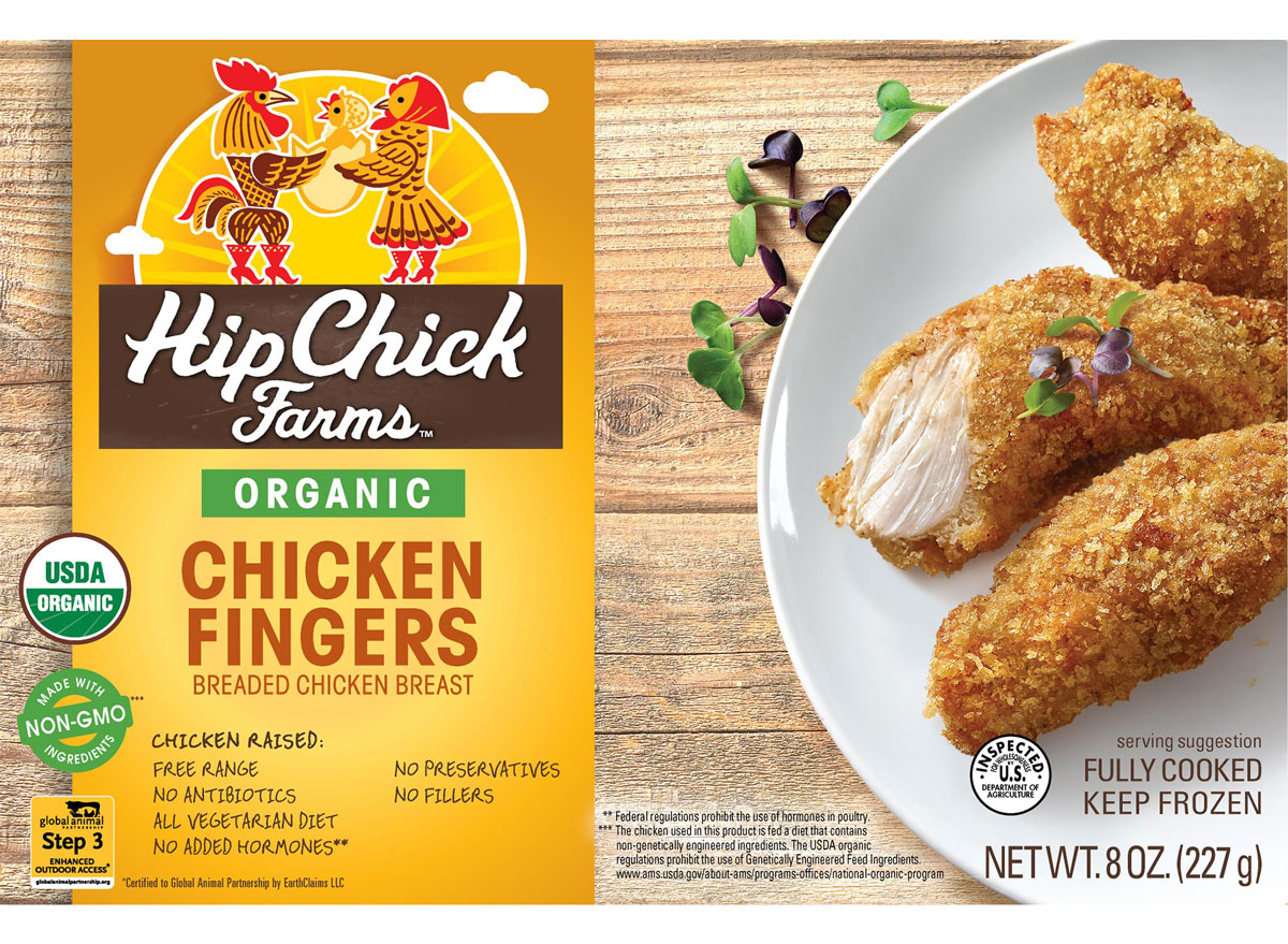 Hip chick farms organic chicken fingers