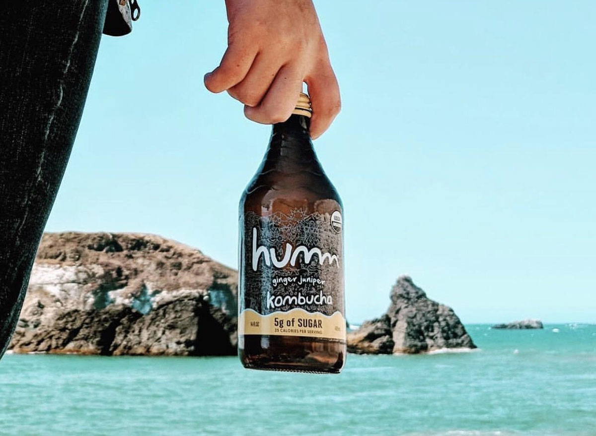 Ginger juniper kombucha