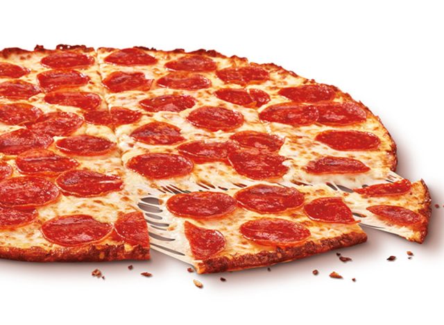 Little Caesars Thin Crust Pepperoni Pizza