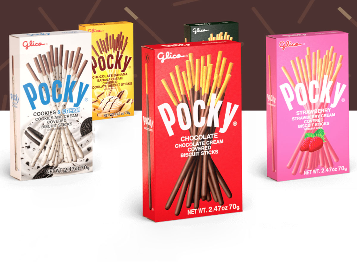 Pocky chocolate covered biscuit sticks