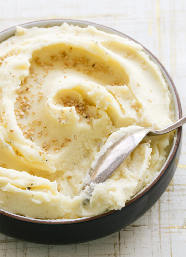 Sesame seed mashed potatoes