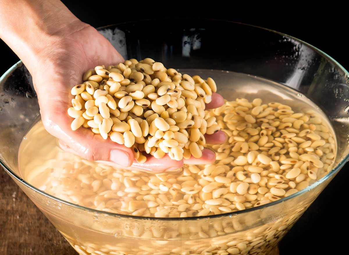 soaking beans - muscle building foods