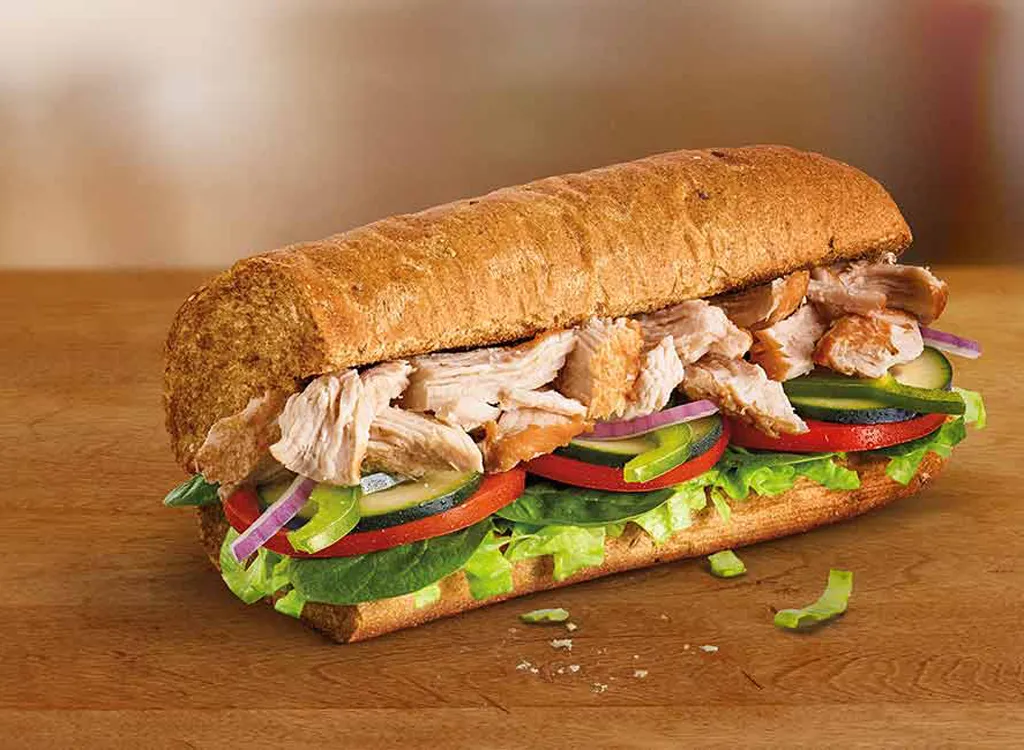 Subway rotisserie chicken sub