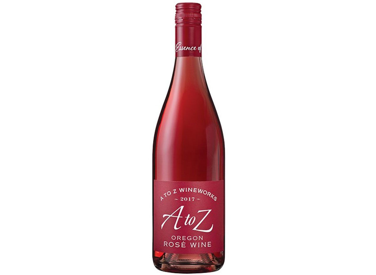 A to z rose wine bottle