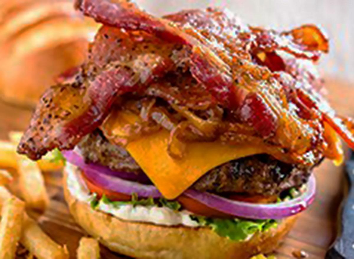 Bacon me happy burger