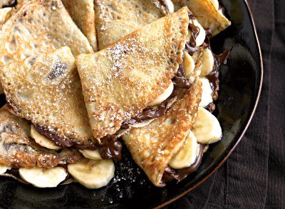 Banana nutella crepe