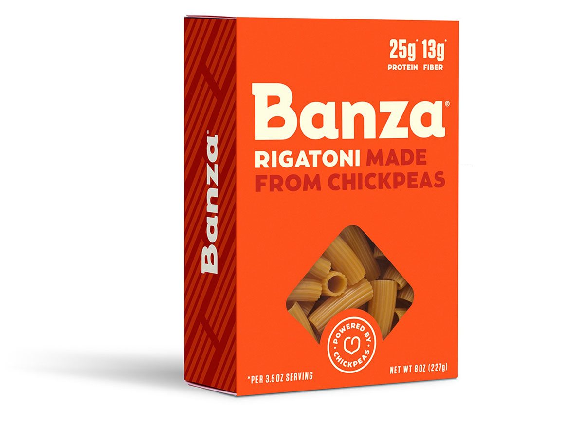 Banza chickpea rigatoni pasta