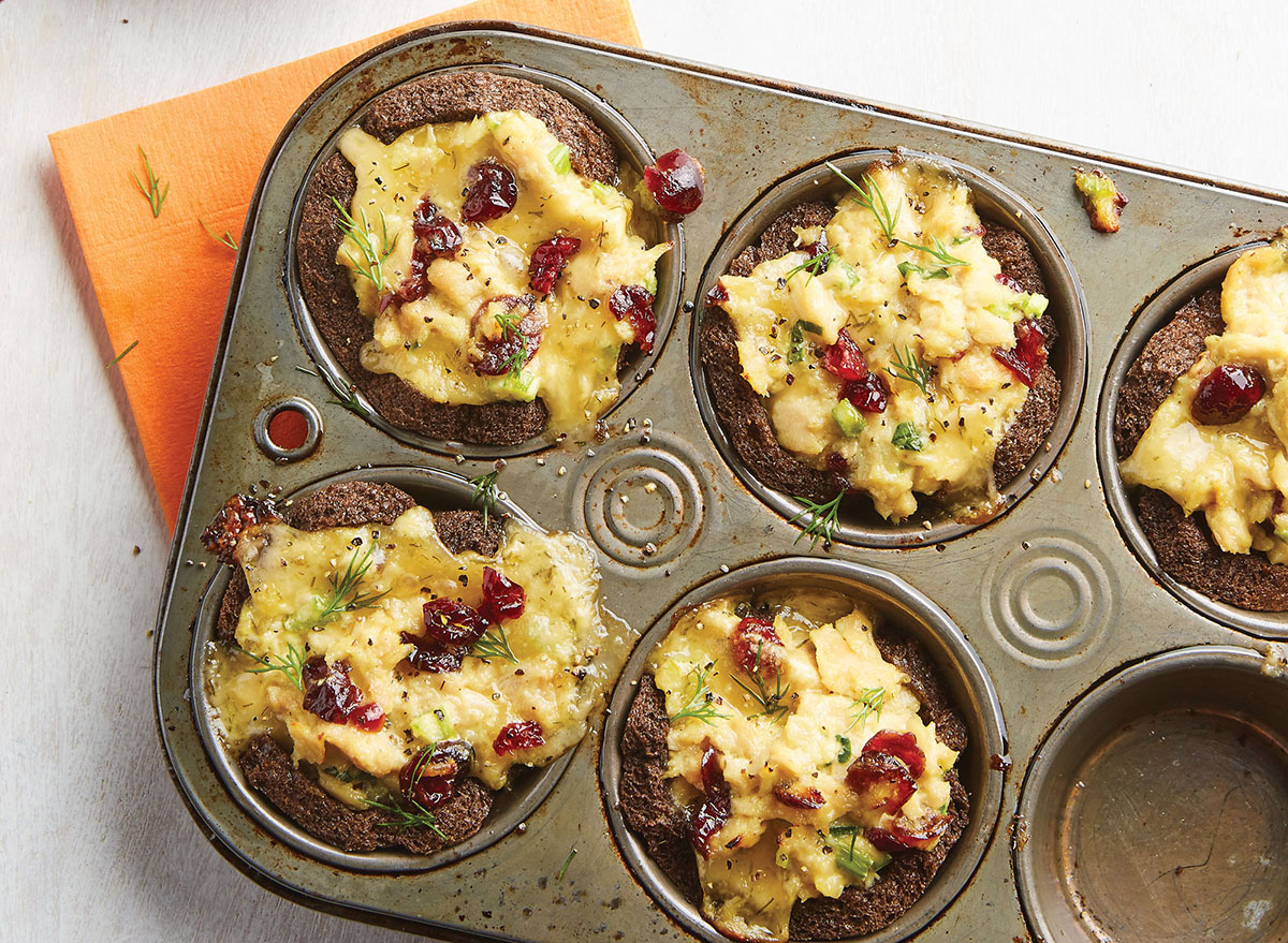 Cranberry mustard mini tuna melts