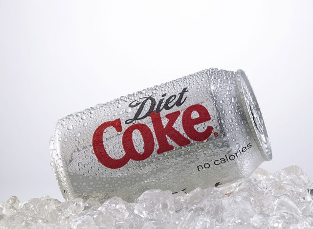 Diet coke on ice