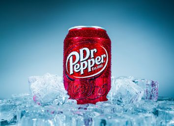 Dr pepper on ice