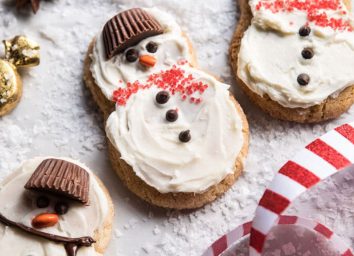 Eggnog frosted chai snickerdoodle snowmen hero image