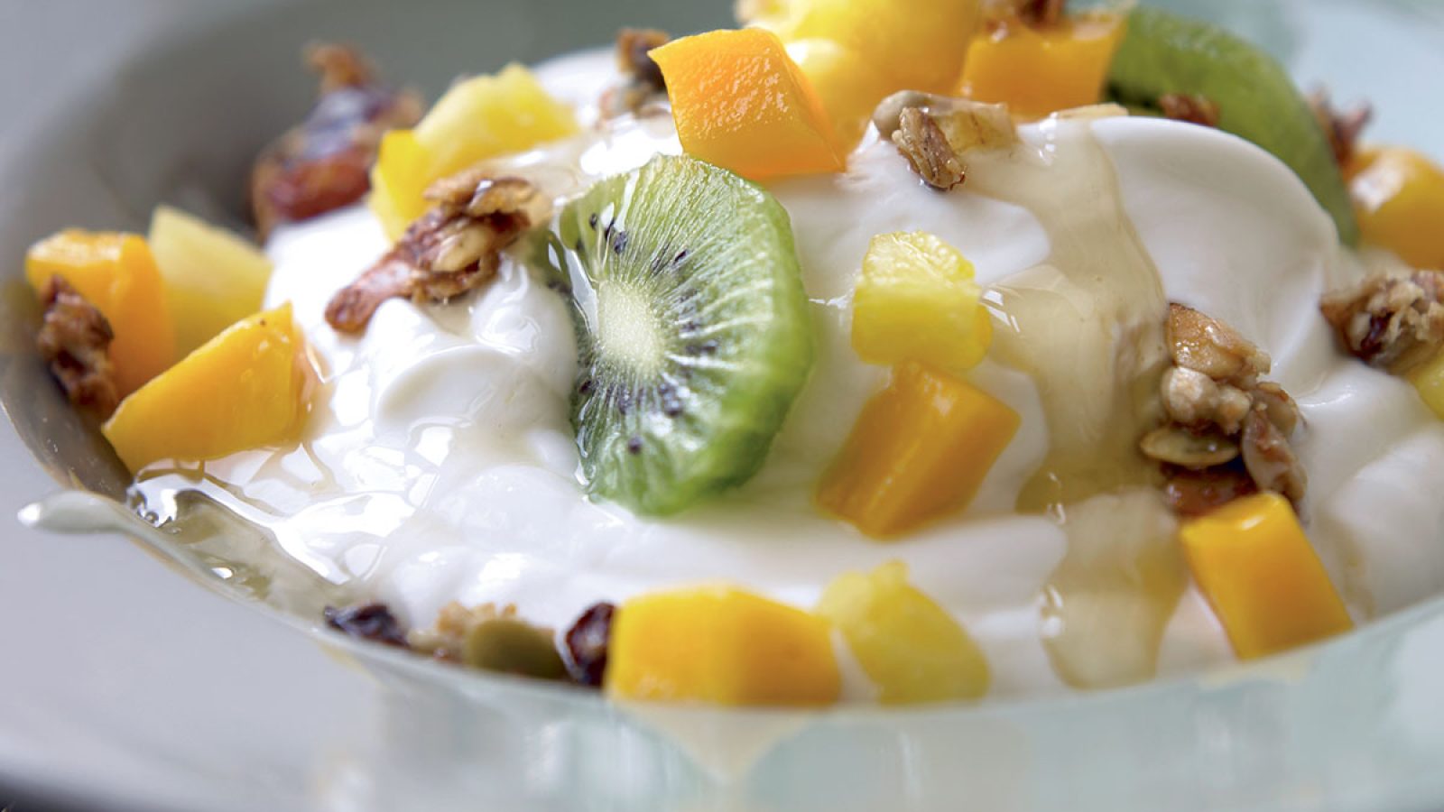 Greek Yogurt With Fruit and Ginger Syrup Recipe Eat This Not That
