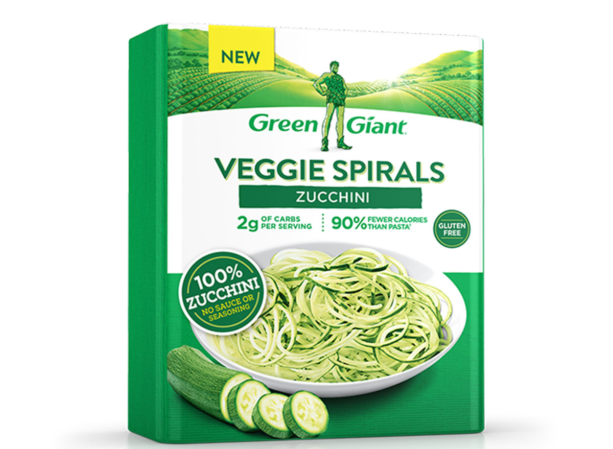 Green giant zucchini spirals