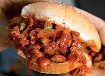 Healthy turkey sloppy joes