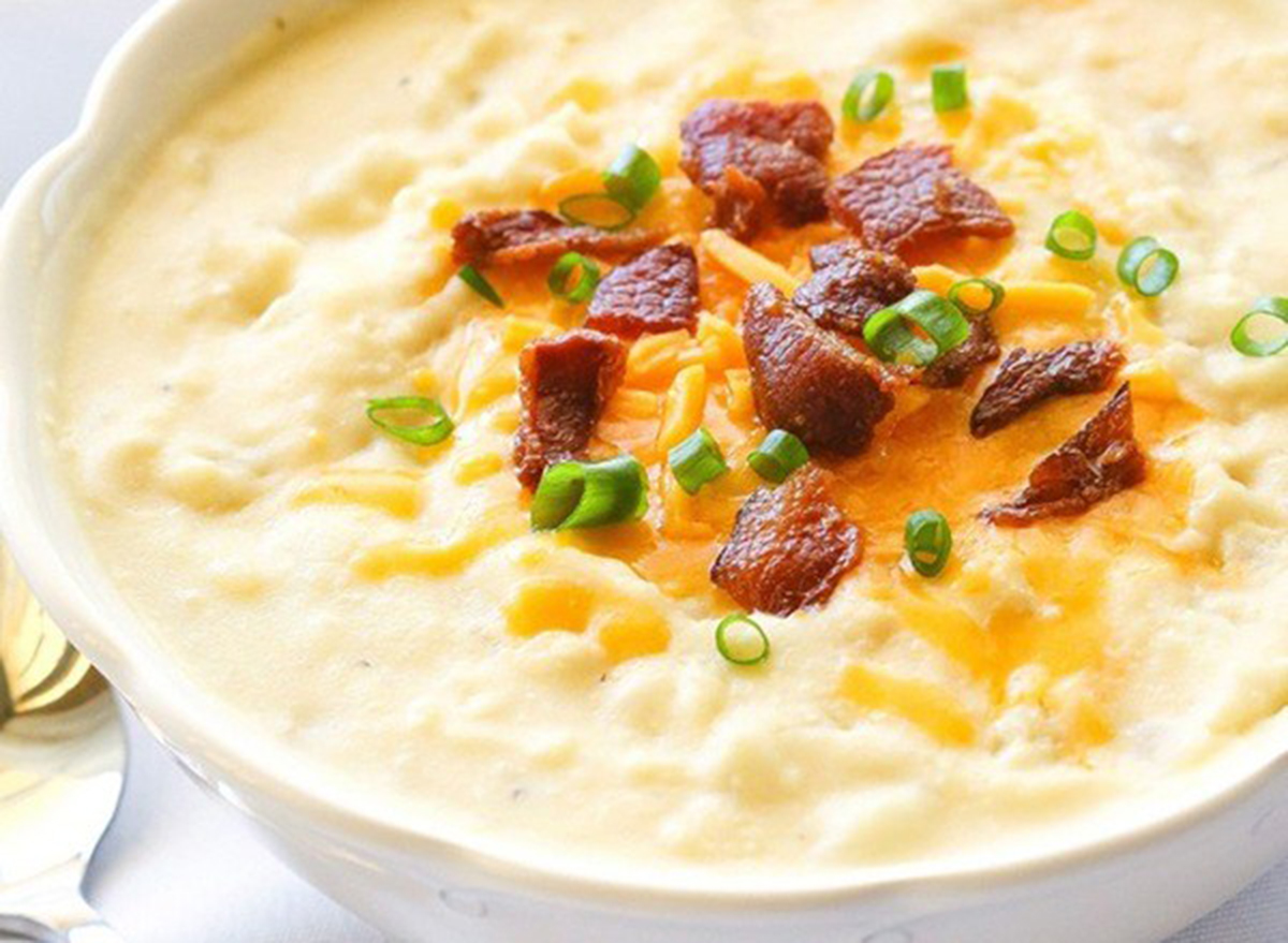 creamy potato soup. 