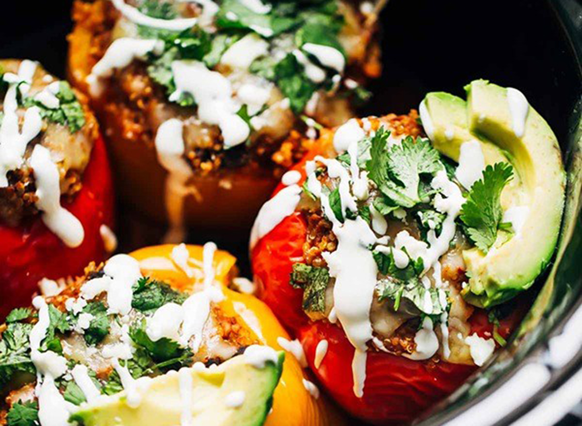 crock pot stuffed peppers