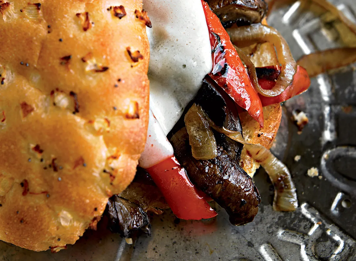 Vegetarian Mushroom Cheesesteak Recipe — Eat This Not That