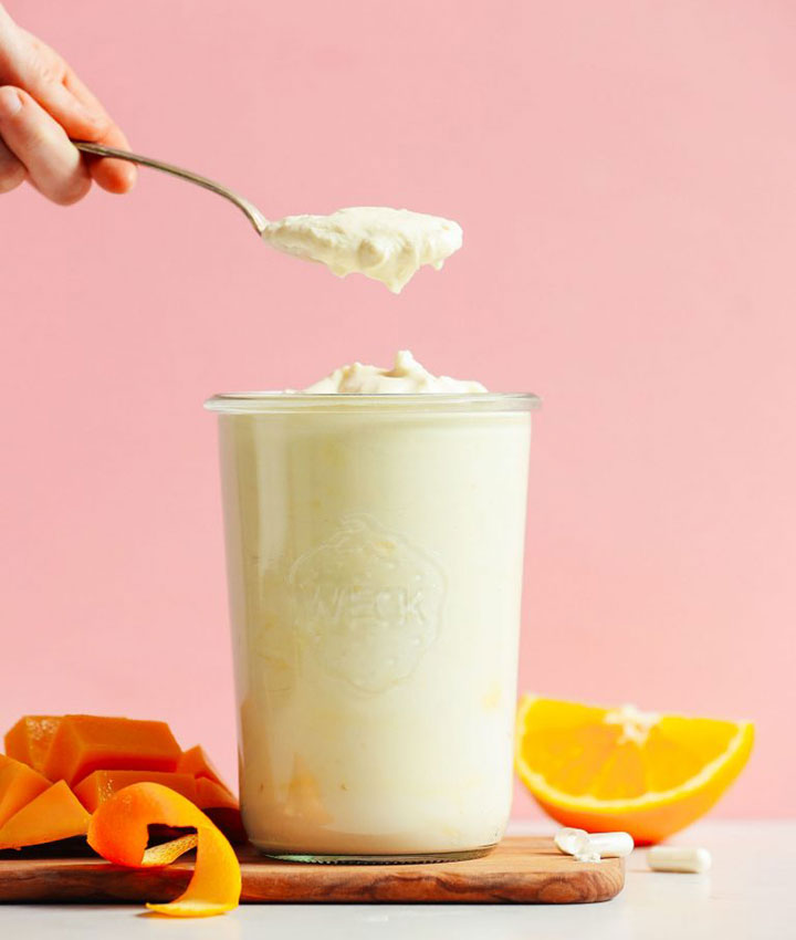 Mango coconut yogurt