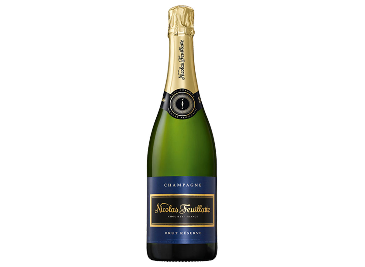 Nicolas feuillatte champagne bottle