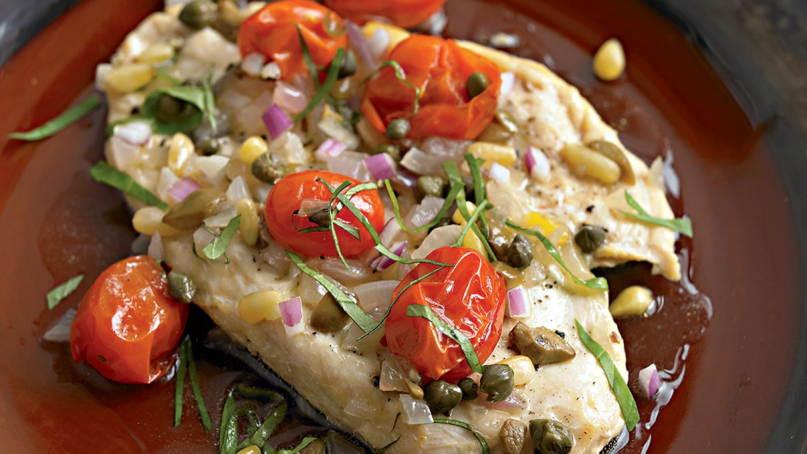 Baked Chicken Breast Recipe With Tomato and Capers Eat This Not That