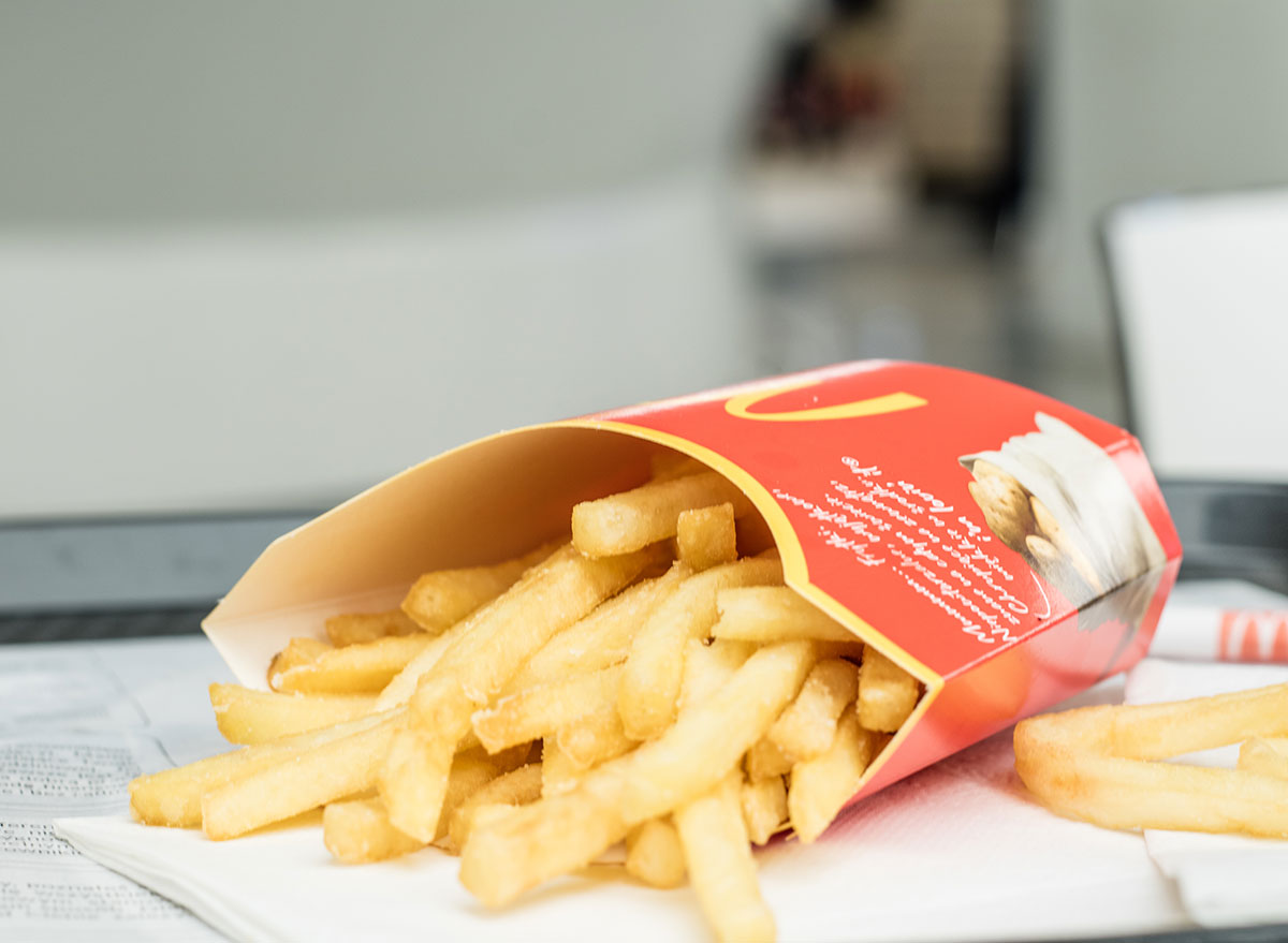 Light mcdonalds fries