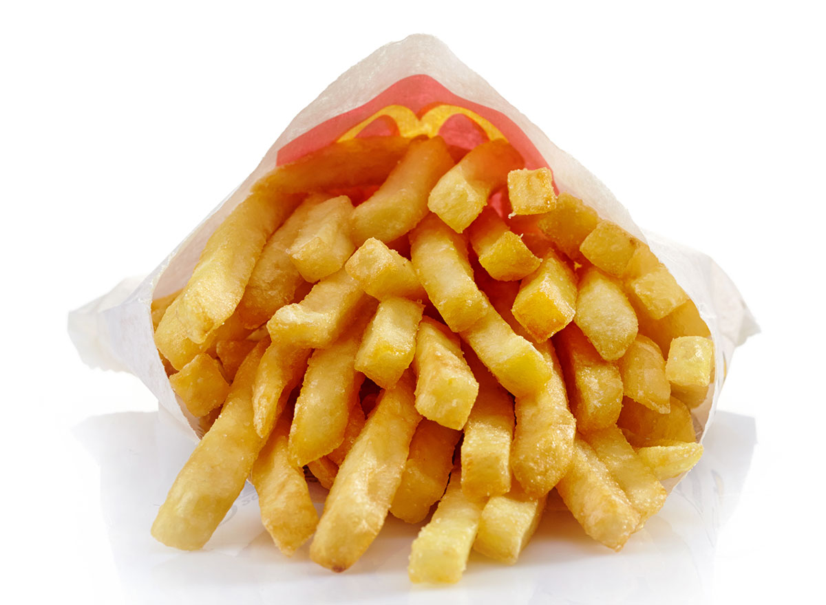 Front of mcdonalds fries