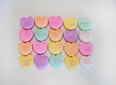 Brach's tiny conversation hearts, assorted flavors,