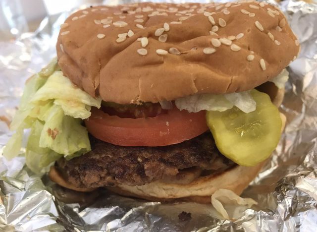 Five guys little hamburger