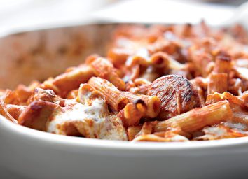 Healthy baked ziti