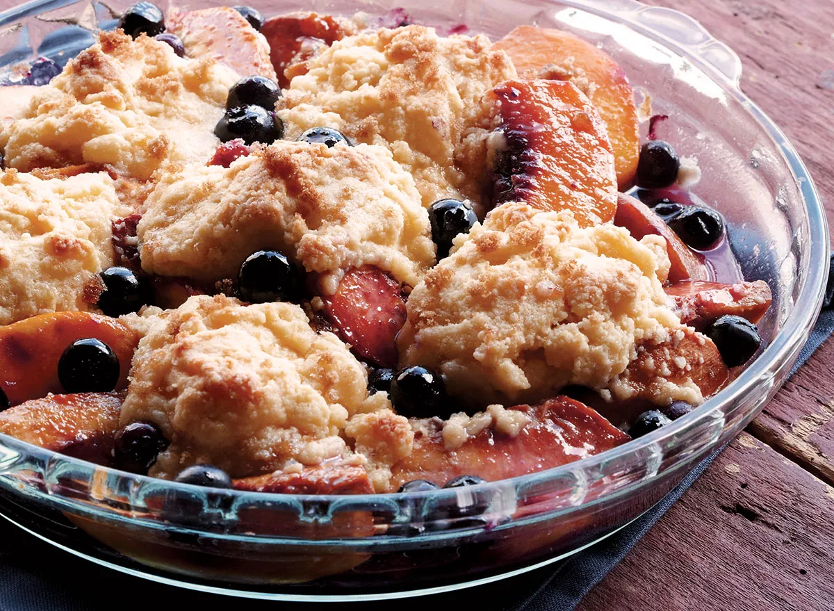 Blueberry Peach Cobbler Recipe Perfect for Summer — Eat This Not That