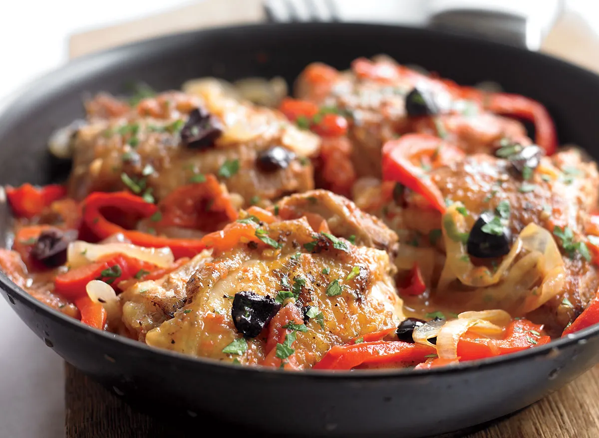 Chicken Cacciatore Recipe Easily Made In a Skillet — Eat This Not That
