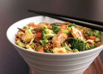 Healthy chicken fried rice