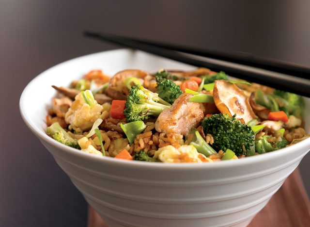 Healthy chicken fried rice