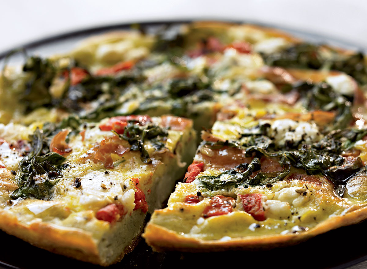 Healthy Frittata Recipe With Arugula and Peppers — Eat This Not That