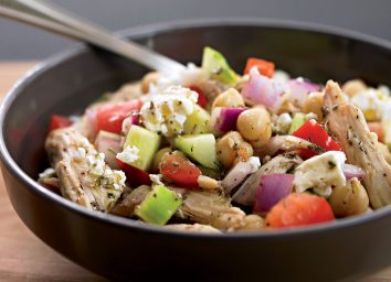 Healthy greek salad