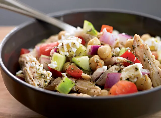 Healthy greek salad