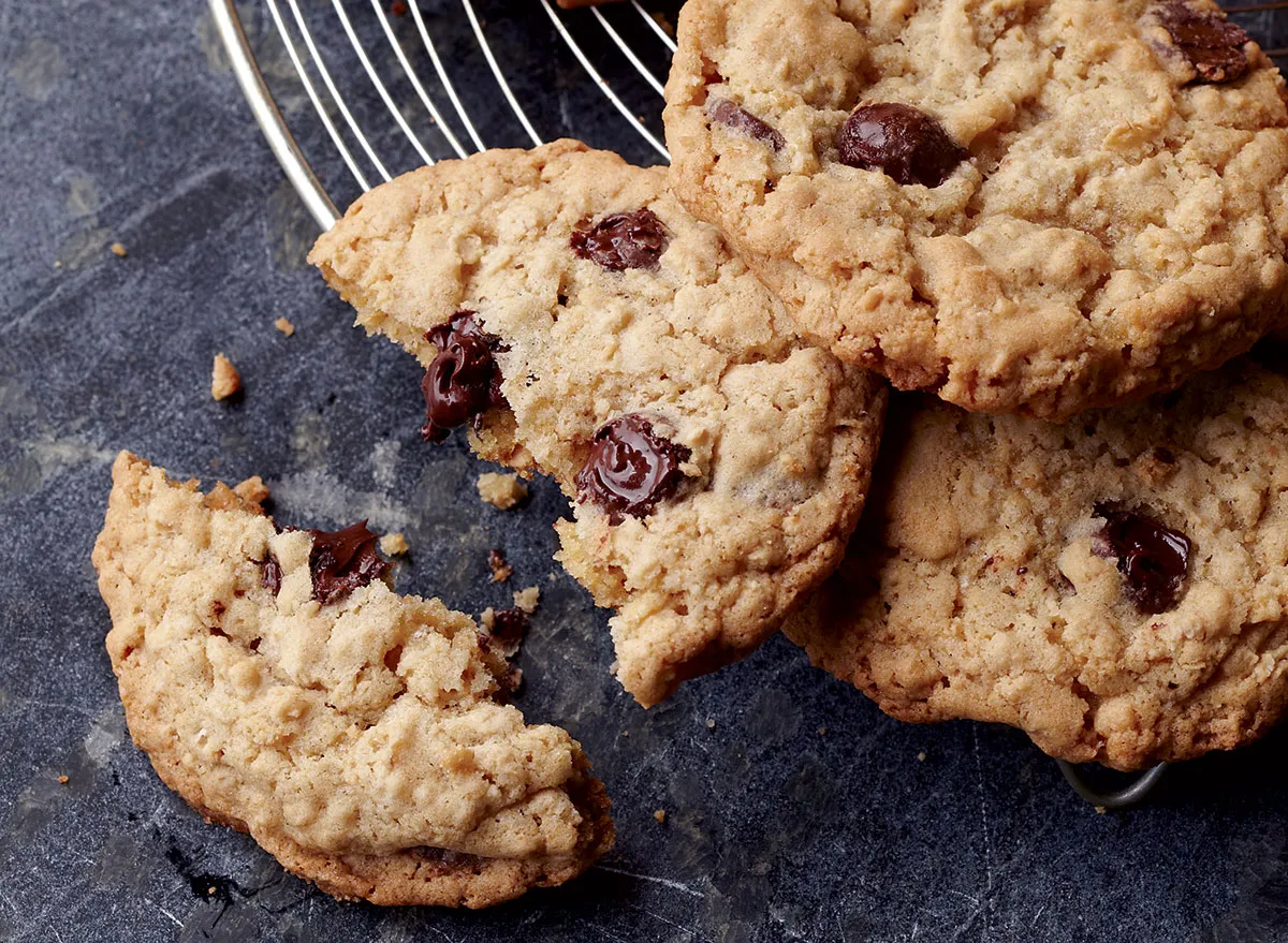 Healthy oatmeal cookies - chocolate
