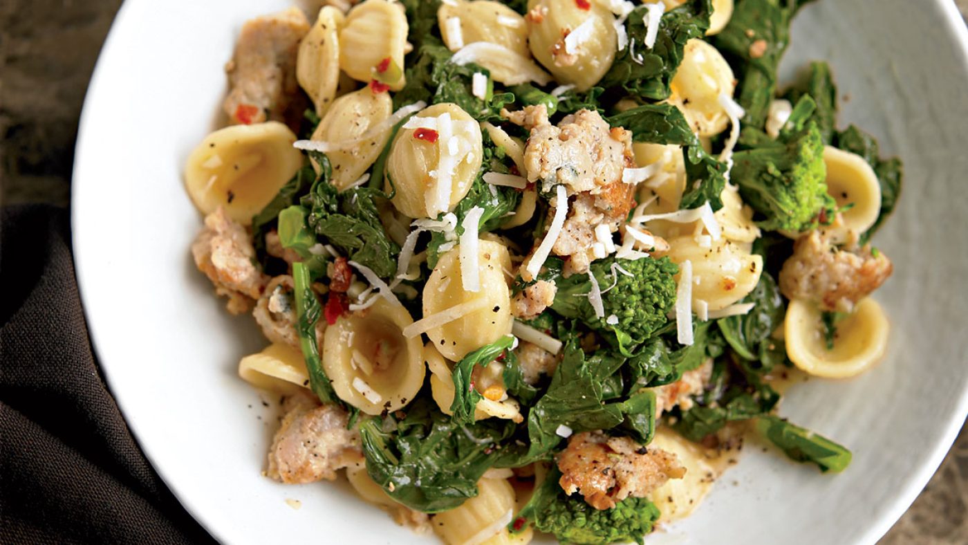 Healthy Orecchiette with Broccoli Rabe